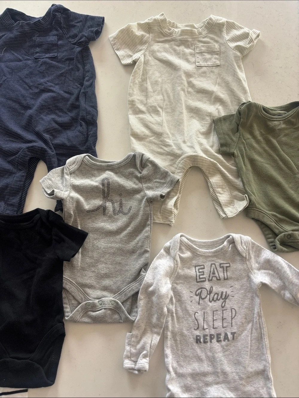 Carters Rust Quilted Hoodie and Stripe Pants Set and lots more newborn bundle
